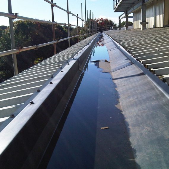 Gutter Lining to Cornwall based Food Manufacturing Plant