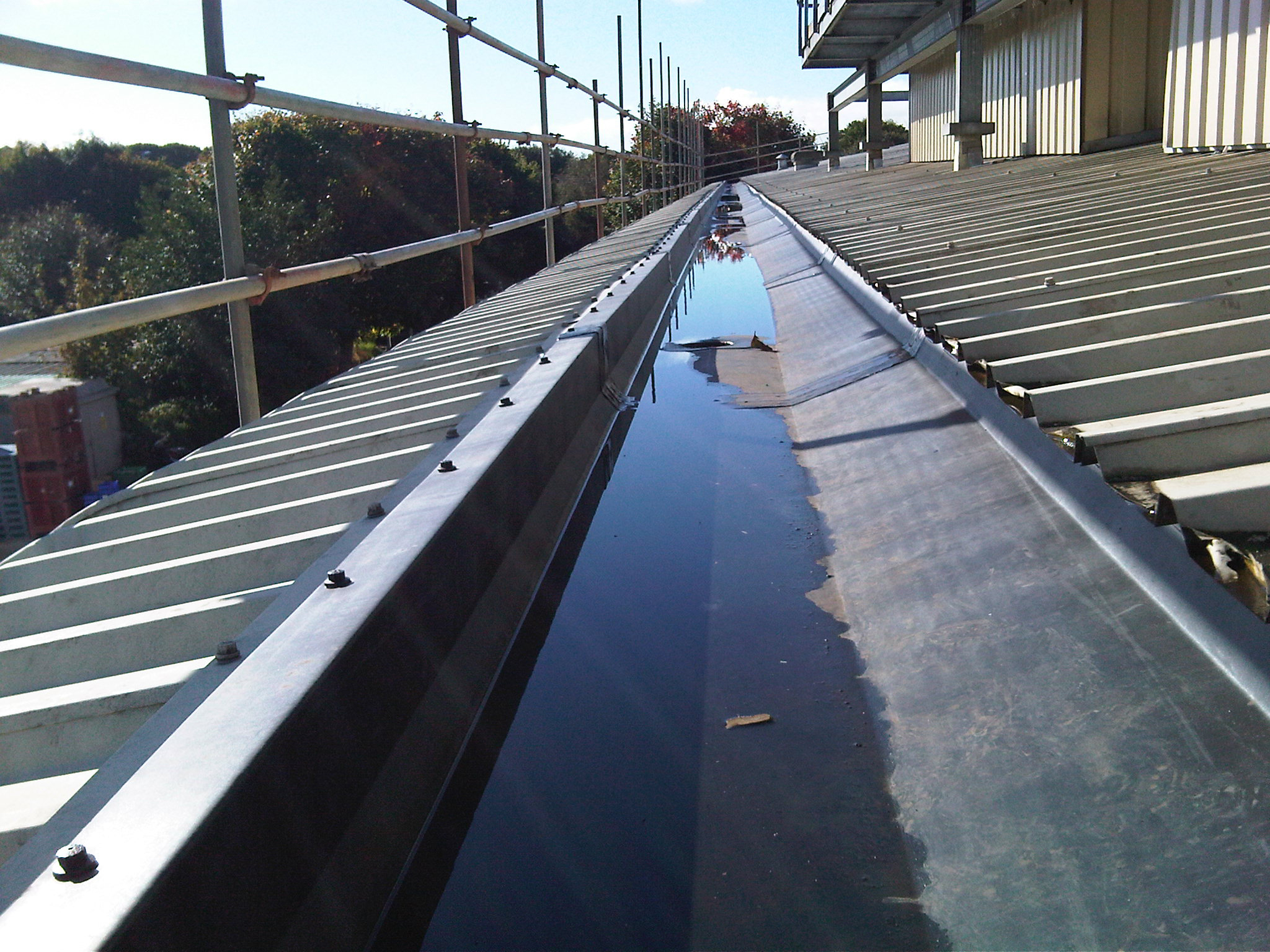 Gutter Lining to Cornwall based Food Manufacturing Plant