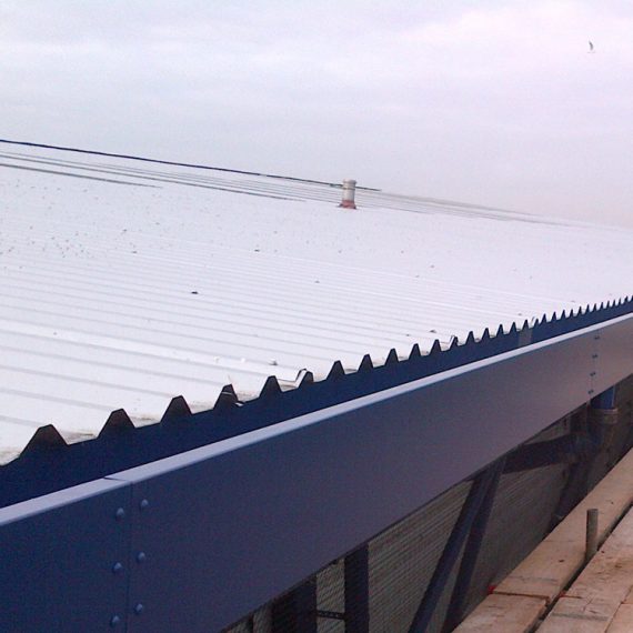 Eaves Gutter Replacement to Yoghurt Factory, Somerset