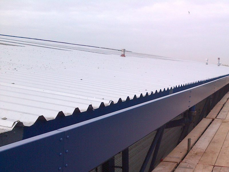 Eaves Gutter Replacement to Yoghurt Factory, Somerset