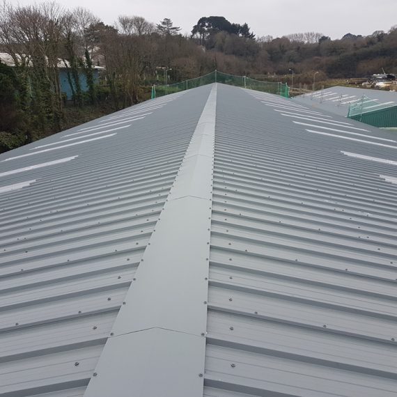 Industrial Roof Replacement and Industrial Wall Cladding for Luxury Boat Builder, Cornwall