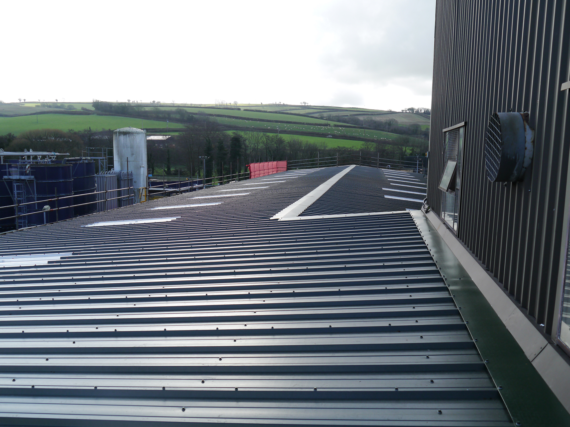 Roof Replacement to Animal Feed Manufacturer, Devon