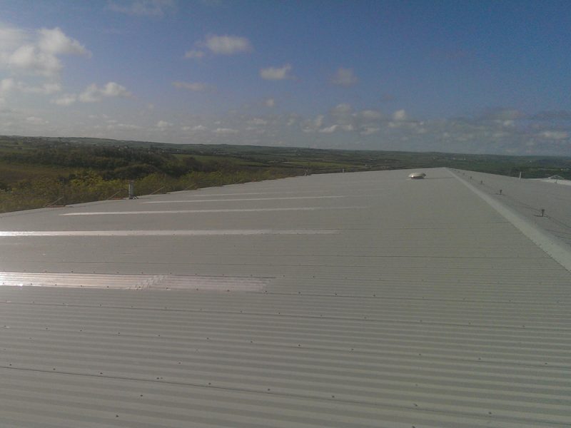 Industrial Rooflight replacement to Manufacturing Facility, Cornwall