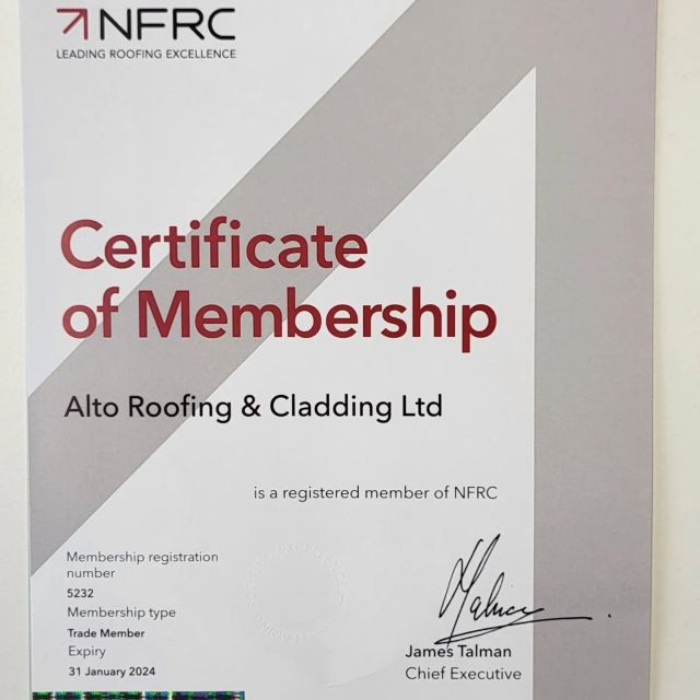 Our 2023 NFRC membership certificate arrived today. We're proud to be in our 14th year of continuous membership - LEADING ROOFING EXCELLENCE #nfrc #industrialroofing #industrial #roofingcontractor