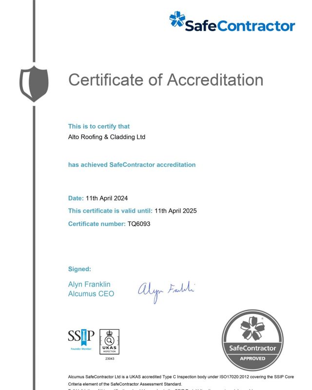 We always strive to be the very best at everything we do and Health and Safety is no exception. We are proud to have been awarded SafeContractor accreditation for 2024. #healthandsafety #industrialroofing #industrialcladding #devon #cornwall #somerset
